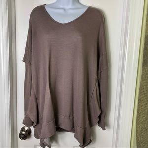 PLEIONE | Ruffle Jersey Knit Tunic